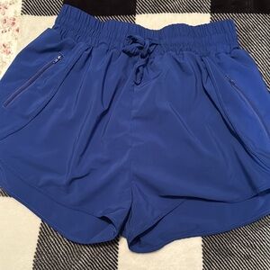 Women's Blue Athletic Shorts